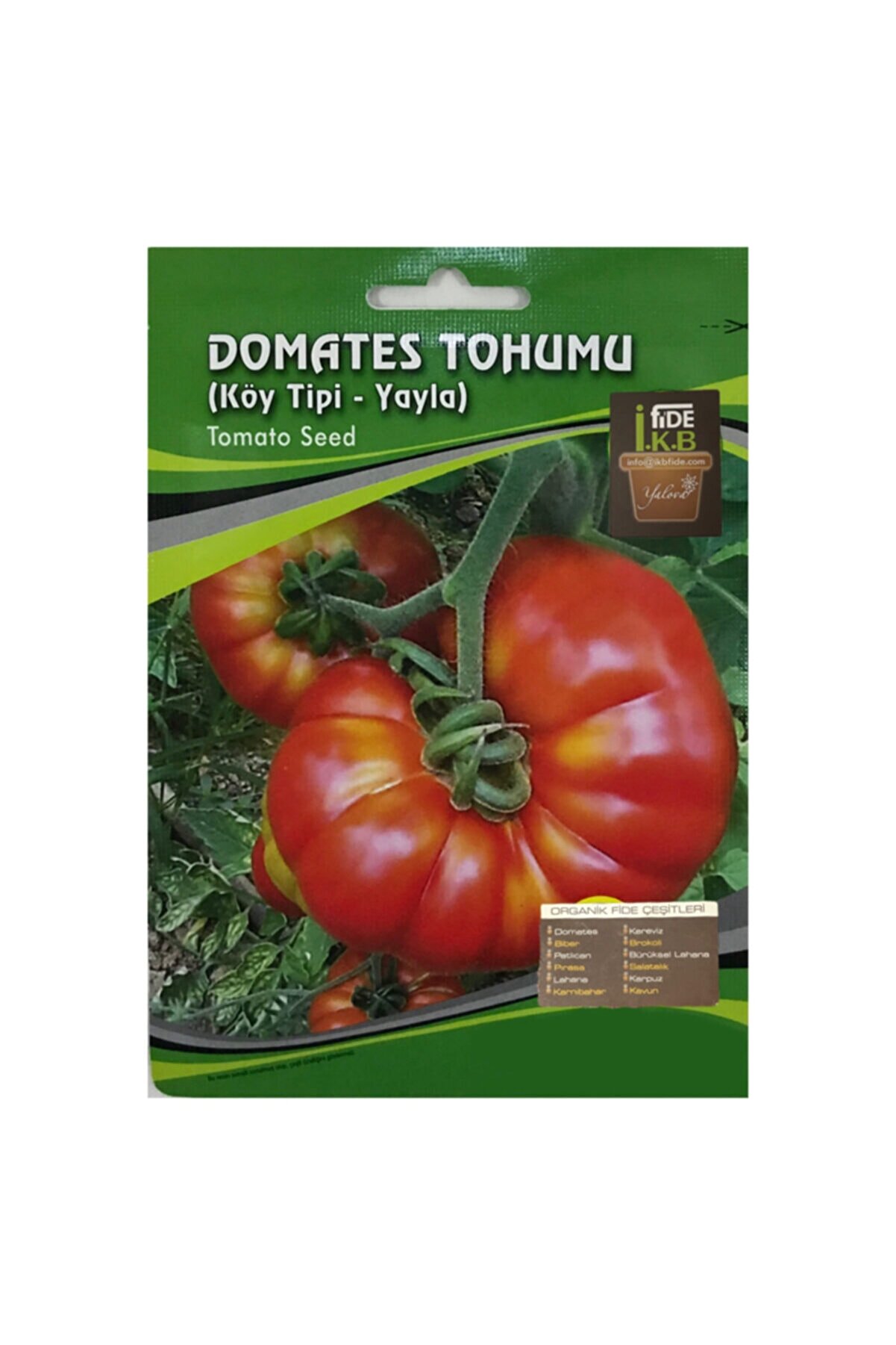 İKB FİDE Organik Domates Tohumu Köy Tipi Yayla KBTHM74