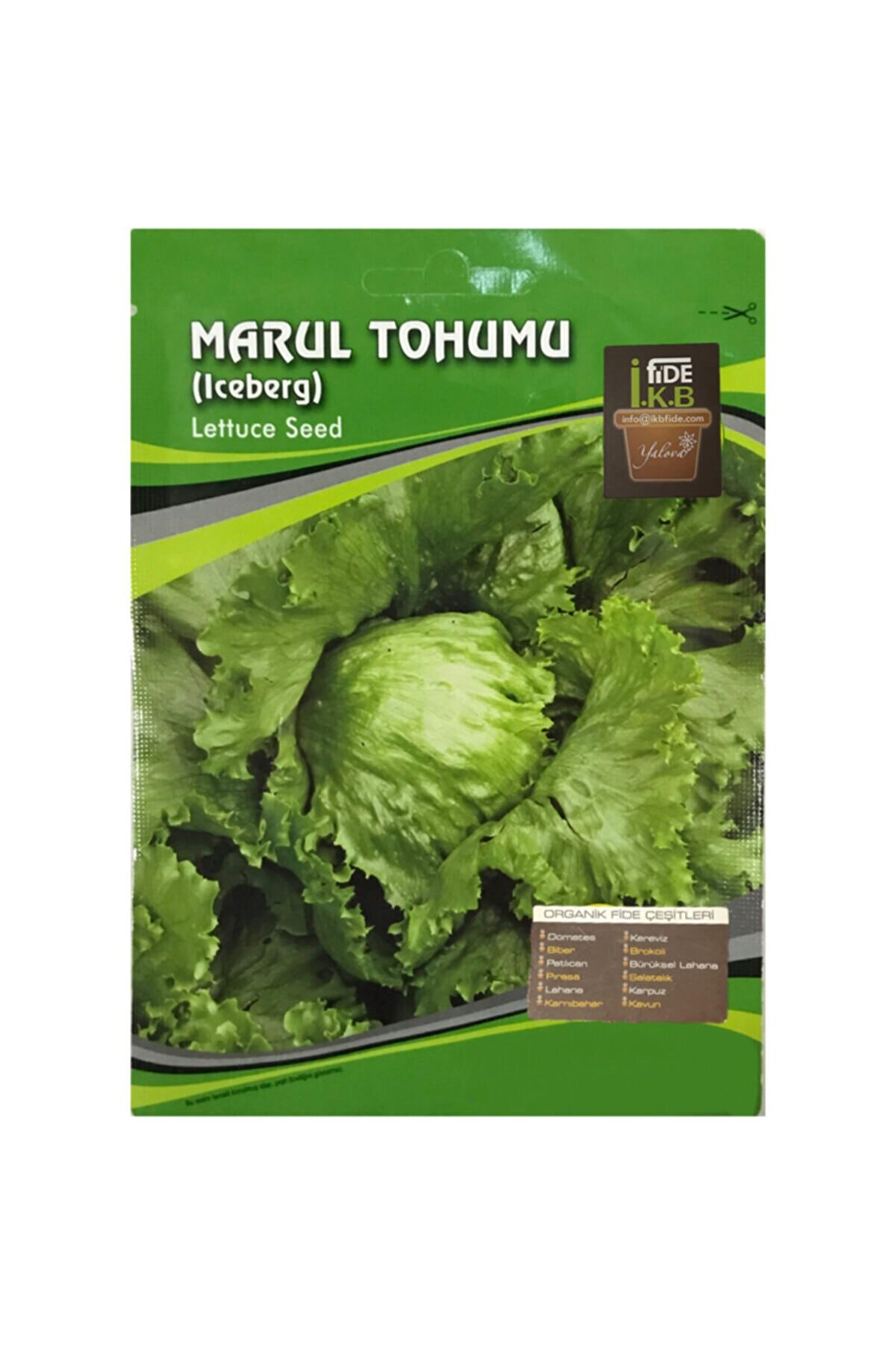 İKB FİDE Iceberg Organik Marul Tohumu KBTHM46