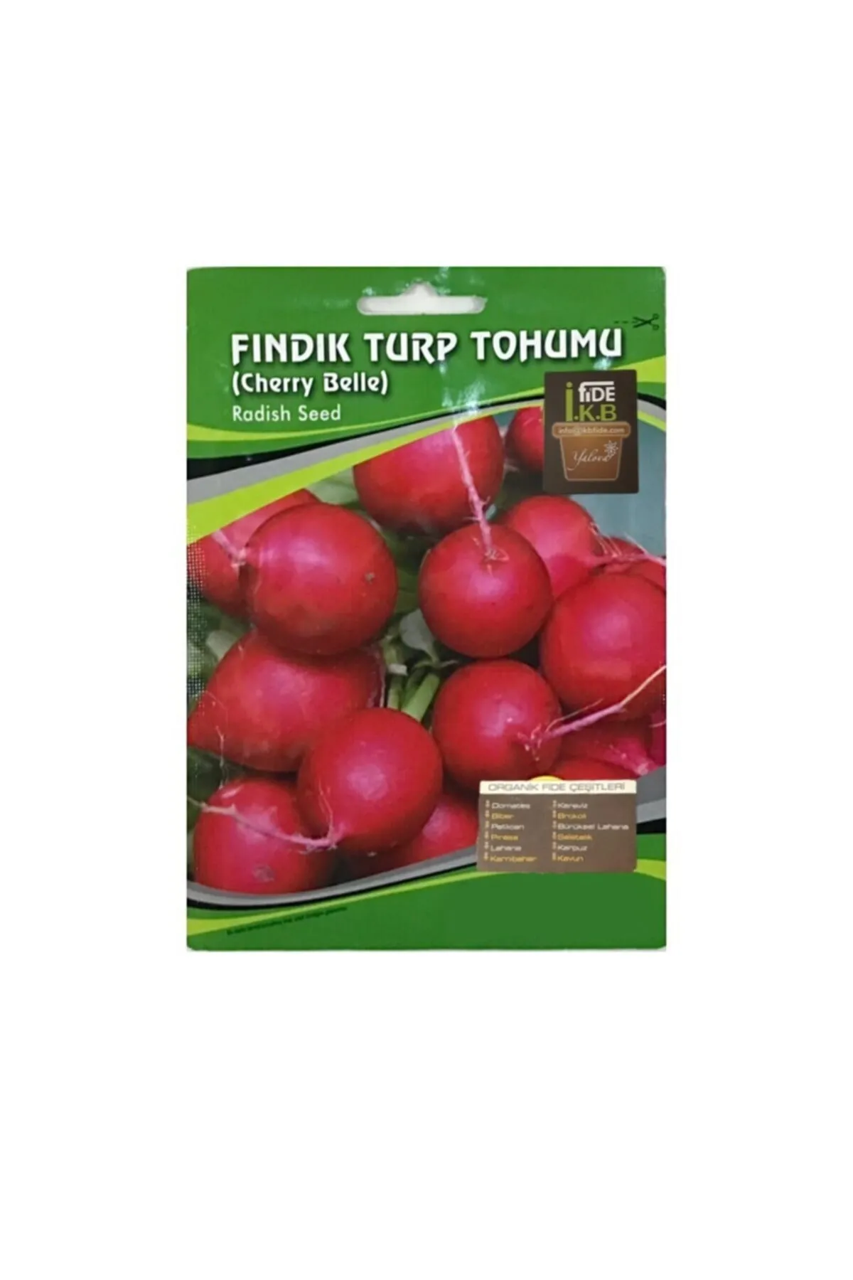 İKB FİDE Organik Fındık Turp Tohumu KBTHM27