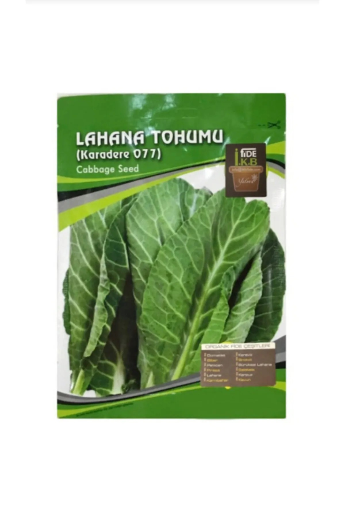 İKB FİDE VE TOHUM Organik Kara Lahana Tohumu KBTHM87771125