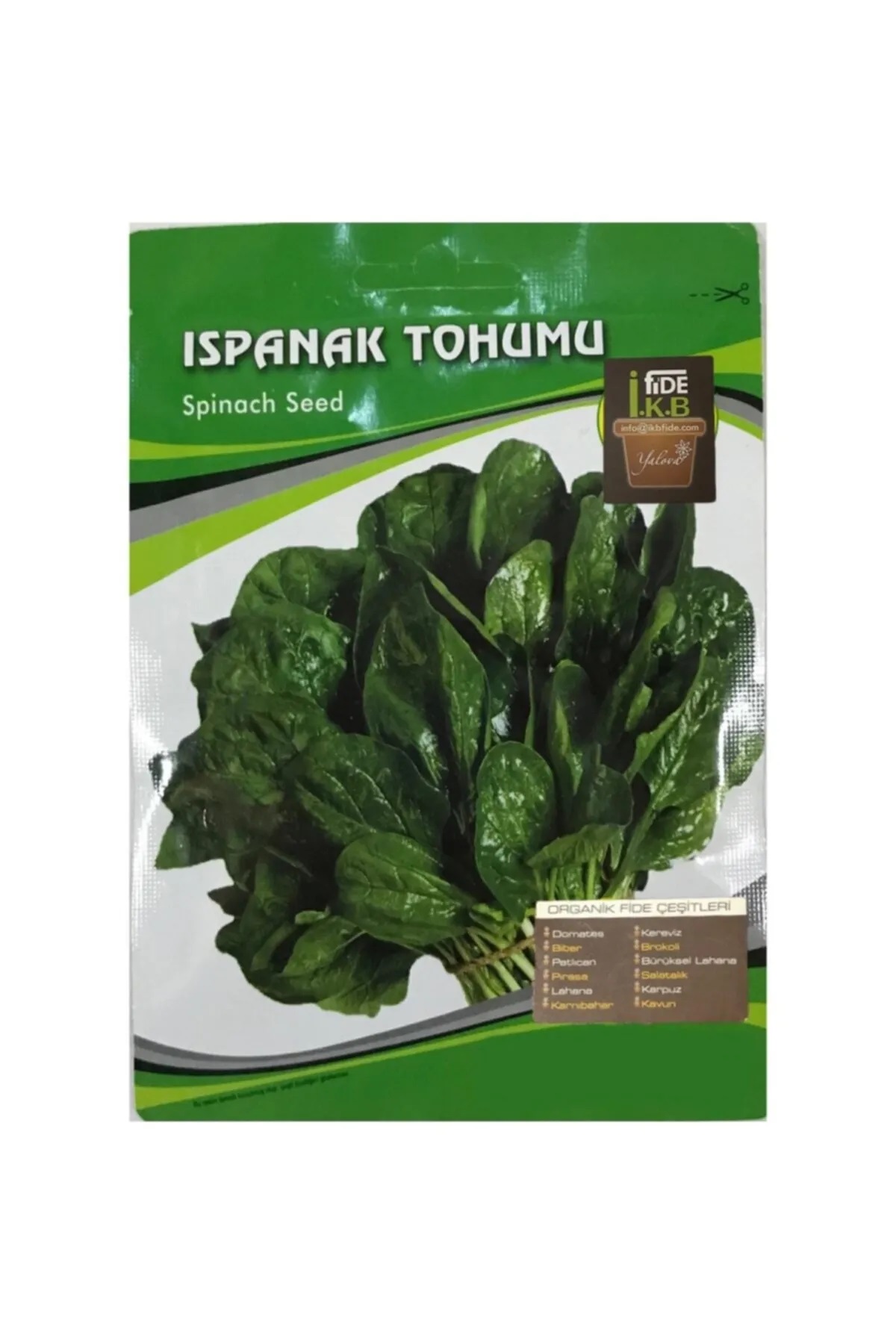 İKB FİDE Organik Ispanak Tohumu KBTHM34