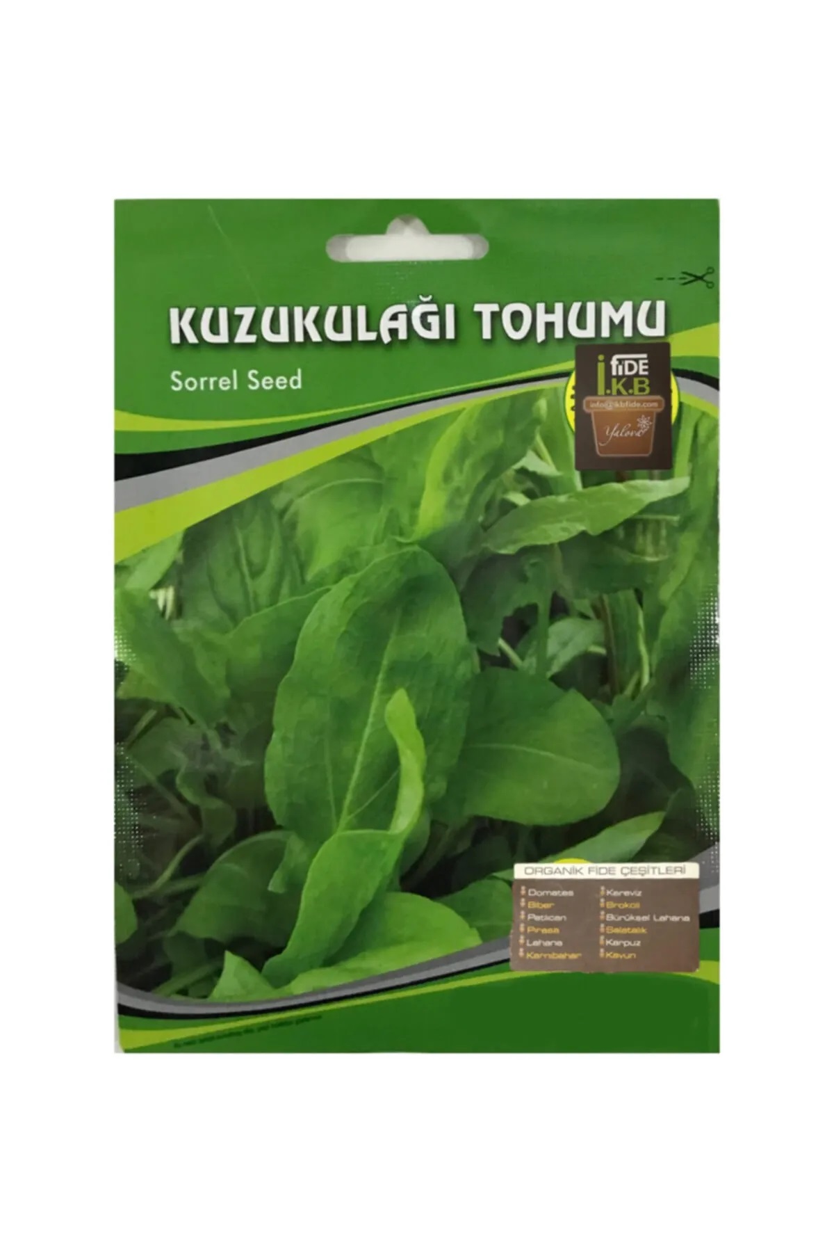 İKB FİDE Organik Kuzukulağı Tohumu KBTHM18