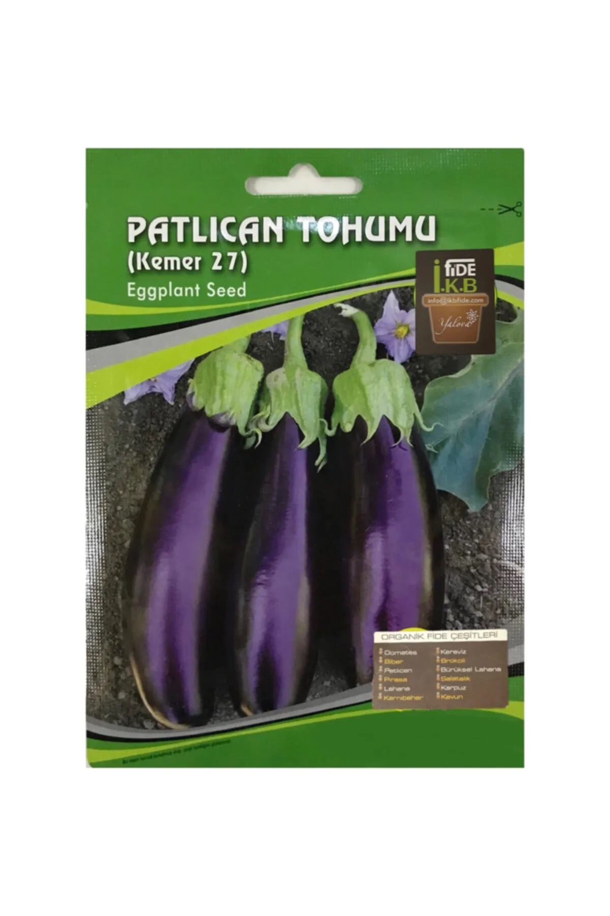 İKB FİDE Organik Patlıcan Tohumu Kemer27 KBTHM9