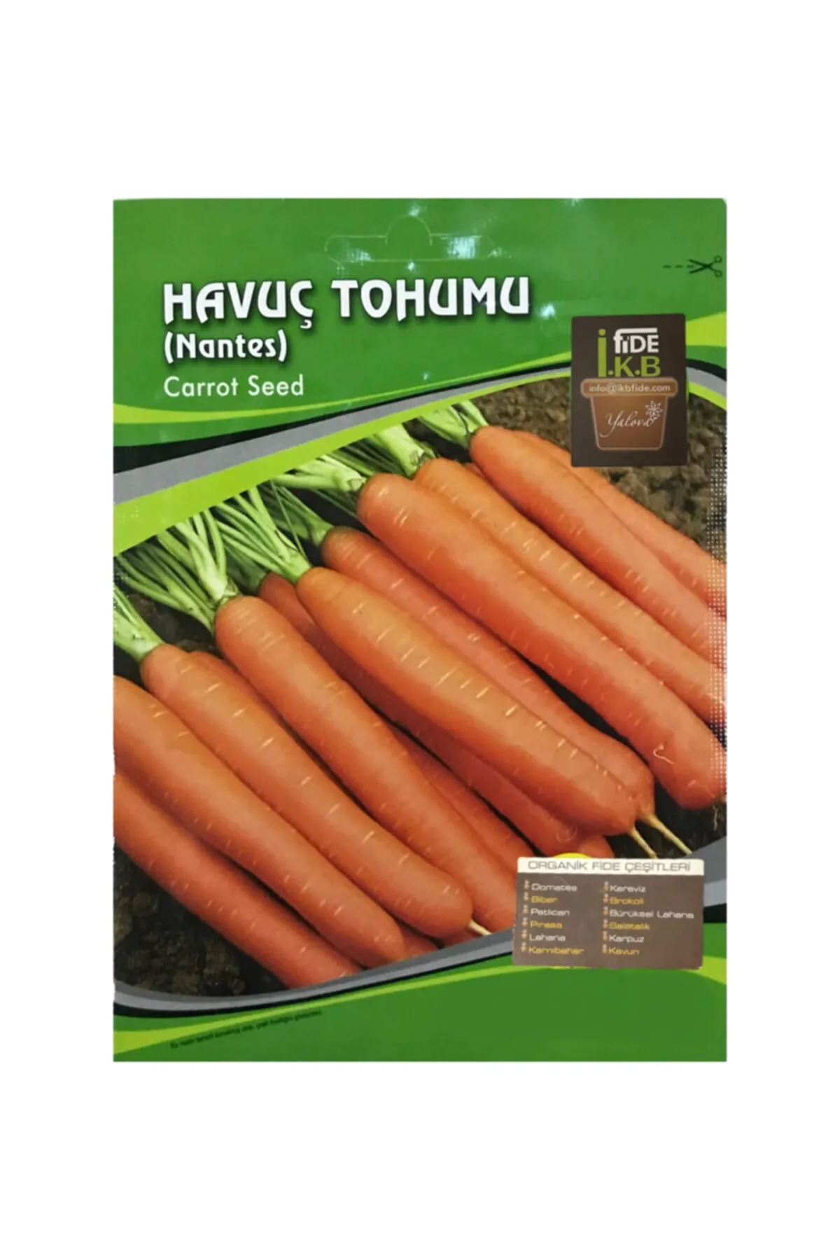 İKB FİDE Organik Havuç Tohumu KBTHM35