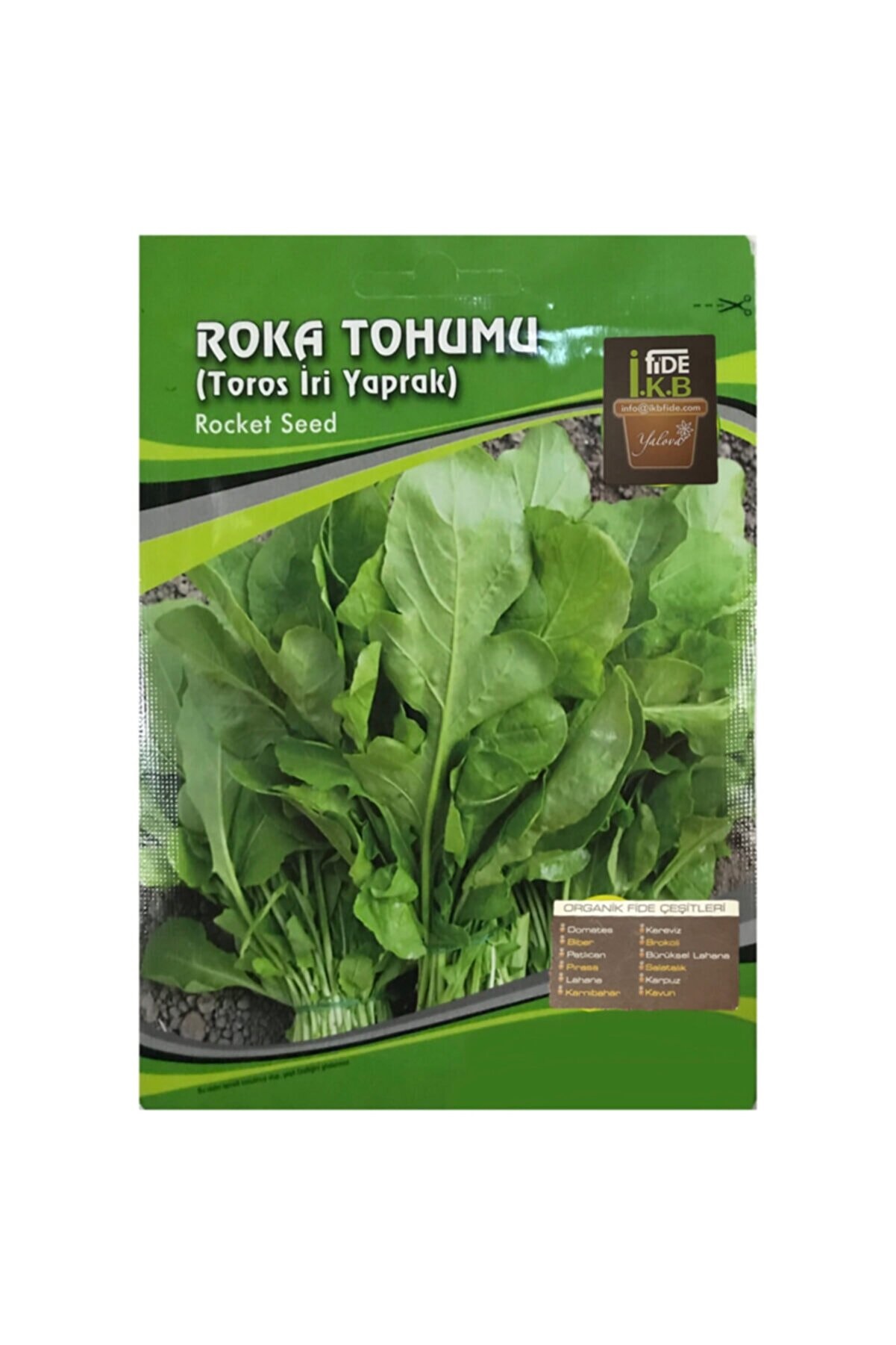 İKB FİDE Organik Roka Tohumu Toros Iri Yaprak KBTHM19