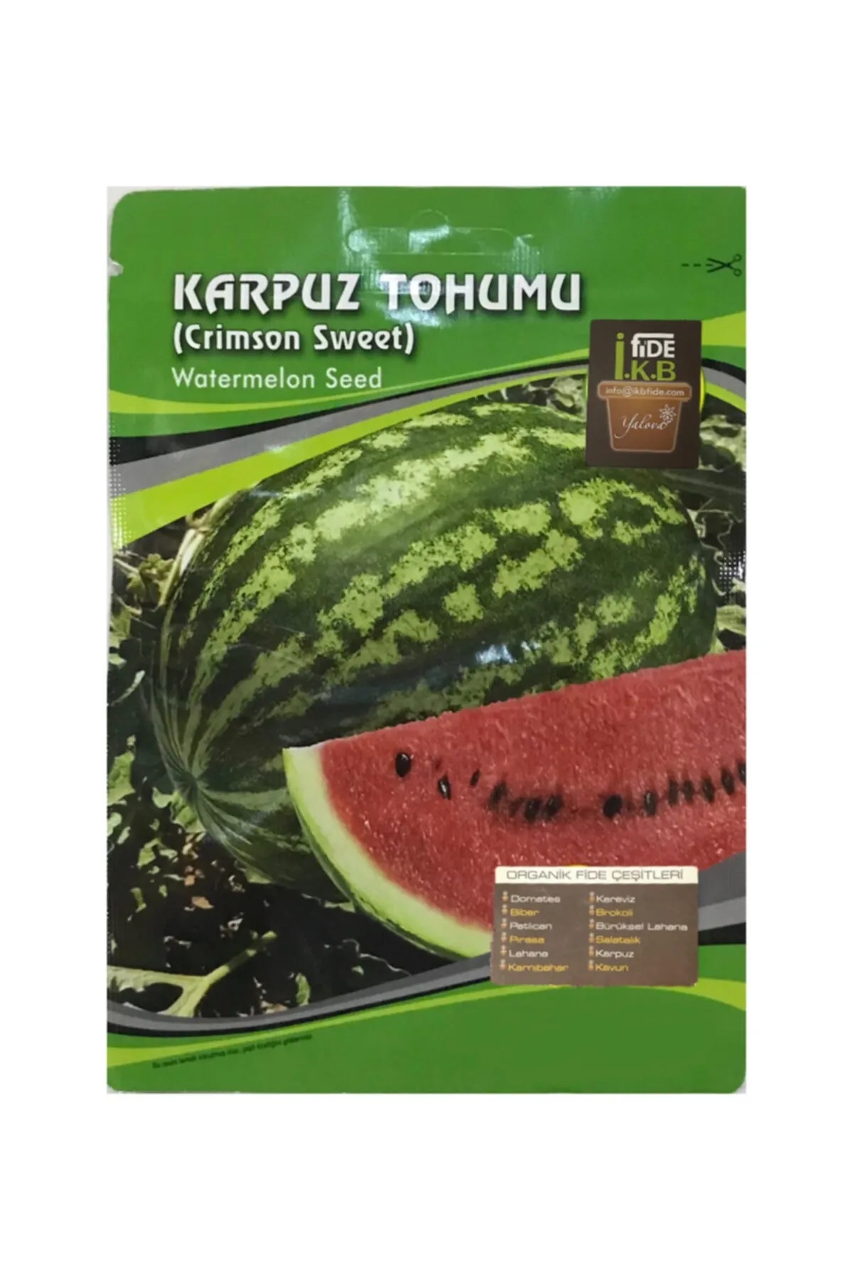 İKB FİDE Organik Karpuz Tohumu KBTHM80