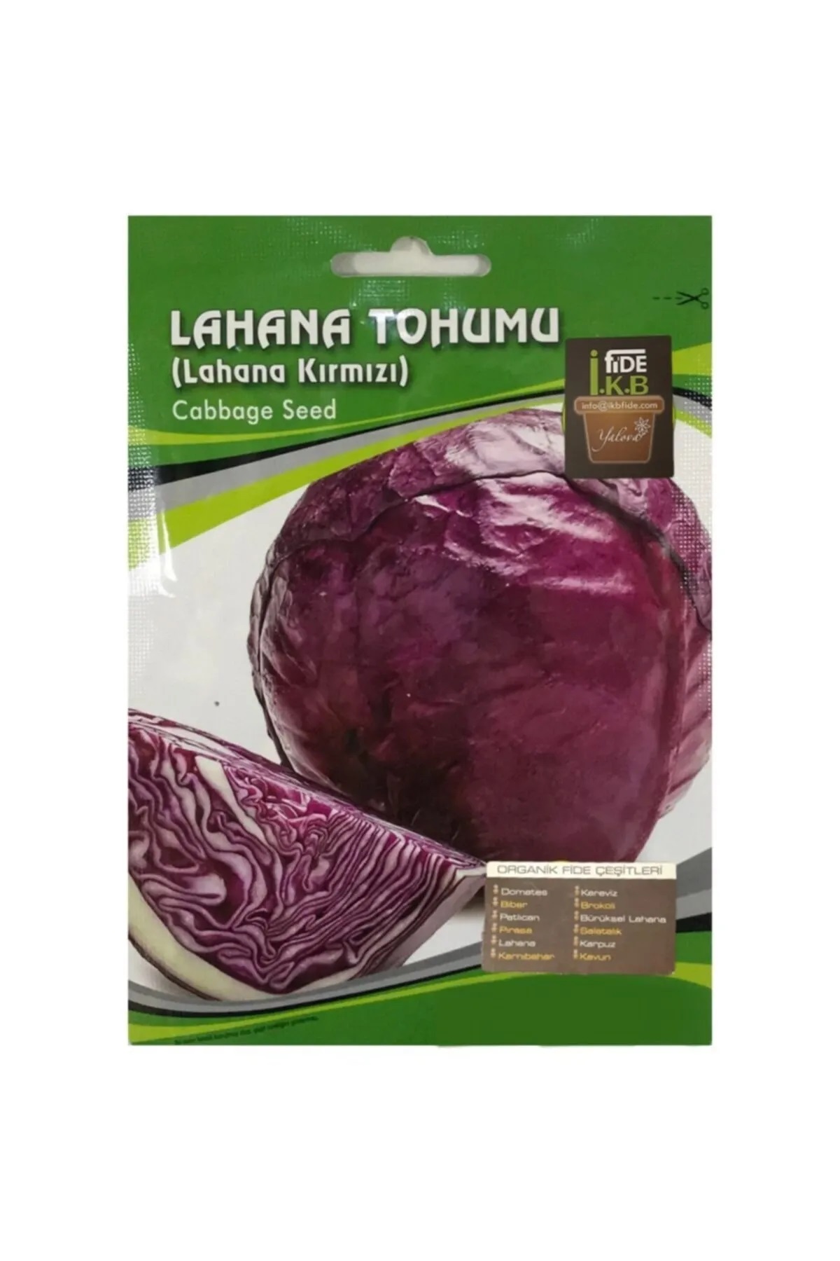 İKB FİDE Organik Kırmızı Lahana Tohumu KBTHM76