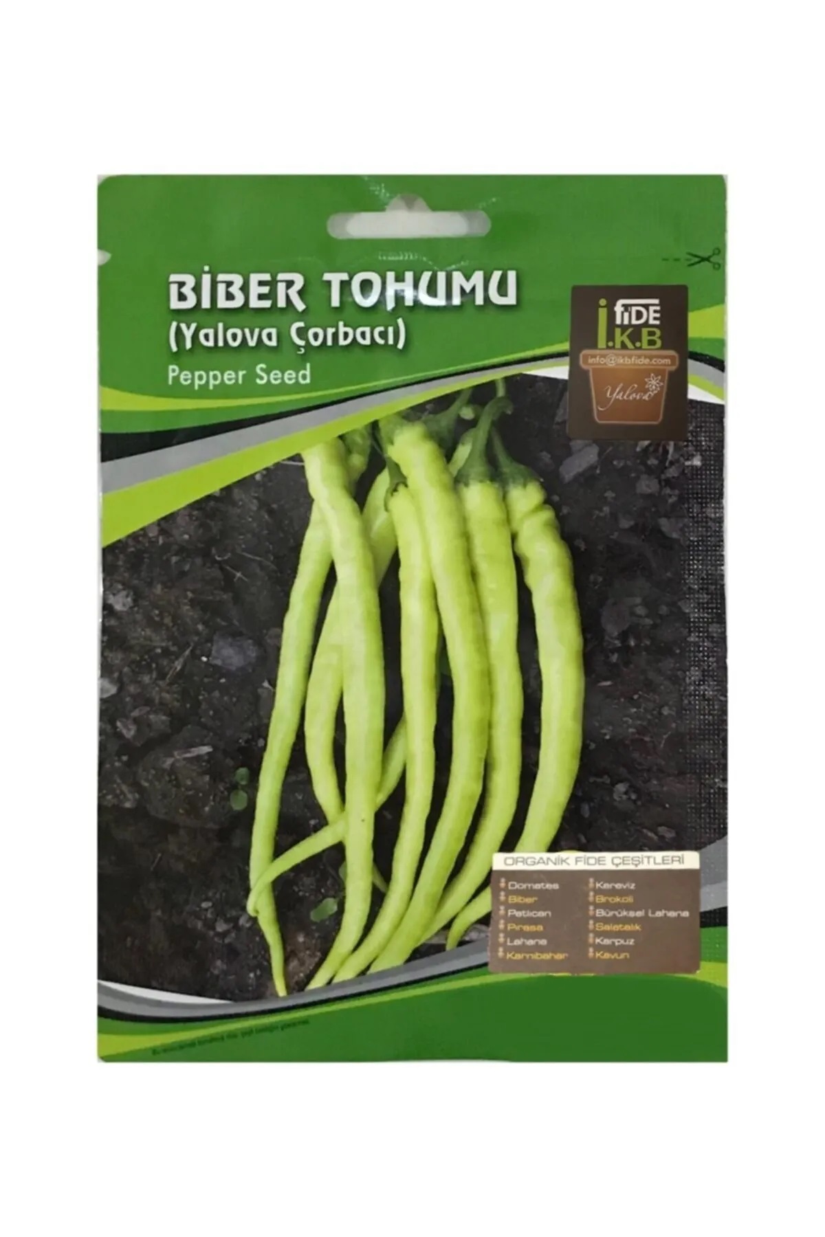 İKB FİDE Organik Biber Tohumu Yalova Çorbacı KBTHM15